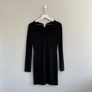 Forever 21 Black Long Sleeve Dress Size L
